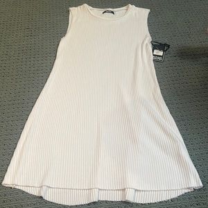Michael Lauren white Karl dress size S